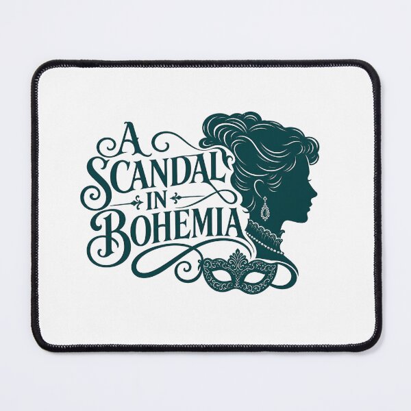 Item preview, A Scandal in Bohemia – Elegant Emerald Silhouette designed and sold by Fenay Designs.