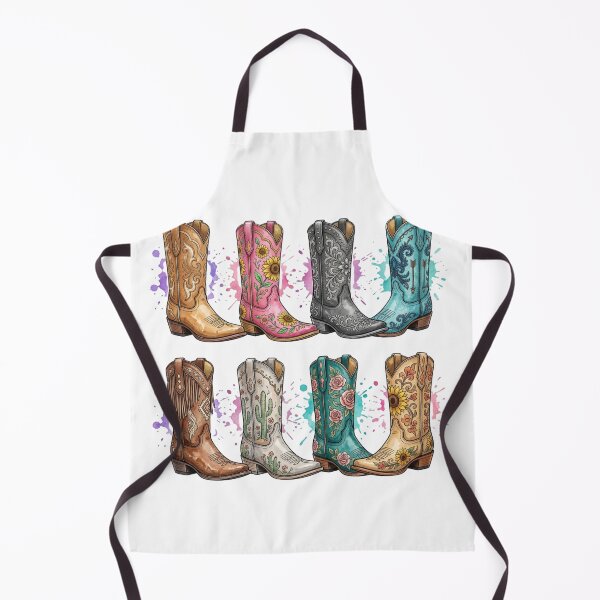 Item preview, Western Cowboy Boots Aesthetic - Floral Boho Cowgirl Watercolor designed and sold by raedattia.