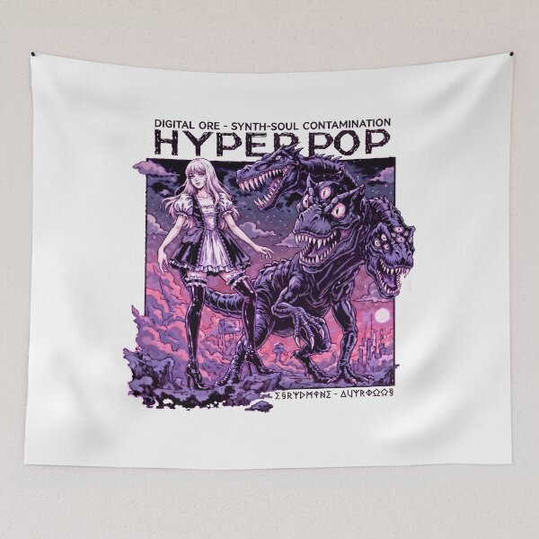 Item preview, Hyperpop Aesthetic Goth Girl and Monster designed and sold by D6rkT3chDemon.