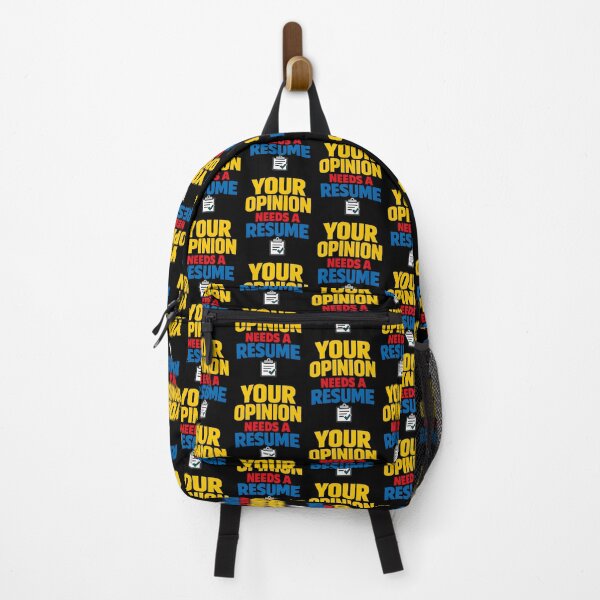 Item preview, Your Opinion Needs a Resume Funny Sarcastic Quote designed and sold by TeeTimeTreasure.