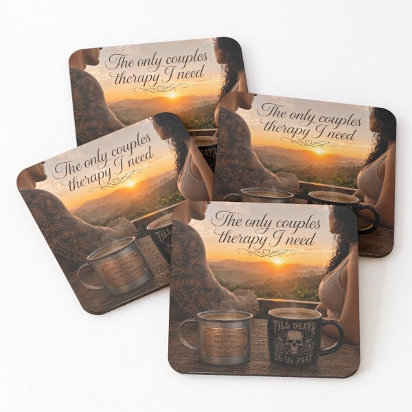 Item preview, Coffee Is Our Couples Therapy designed and sold by  CrimsonBloomSyndicate .