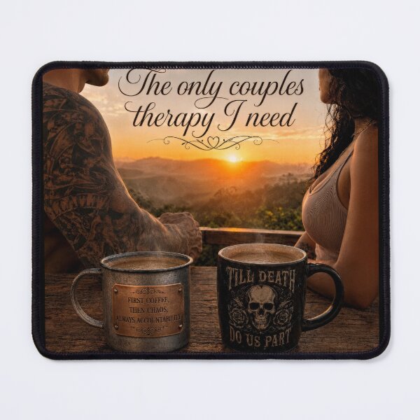 Item preview, Coffee Is Our Couples Therapy designed and sold by  CrimsonBloomSyndicate .