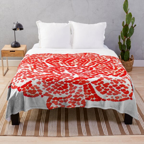 Item preview, Isolated Red Rose Mosaic Halftone Pattern Graphic Cutout designed and sold by BalkanBloom.