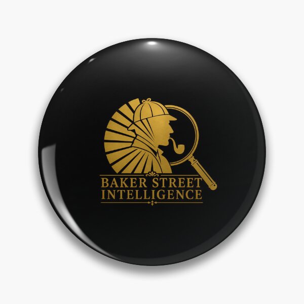 Item preview, Sherlock Holmes – Golden Baker Street Intelligence designed and sold by Fenay Designs.