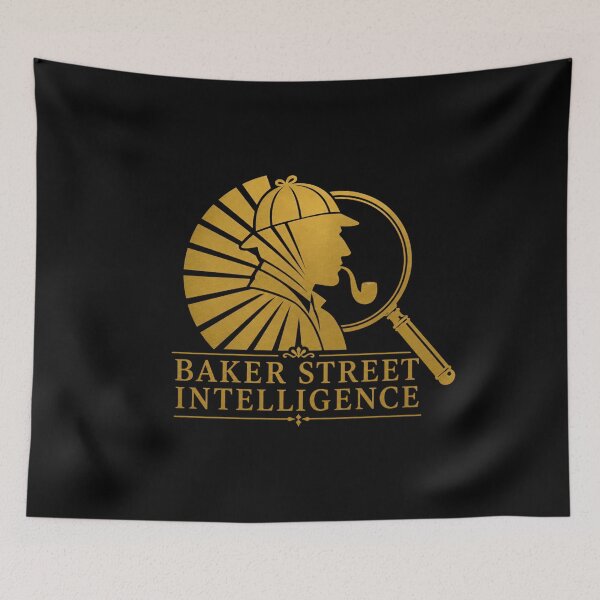 Item preview, Sherlock Holmes – Golden Baker Street Intelligence designed and sold by Fenay Designs.