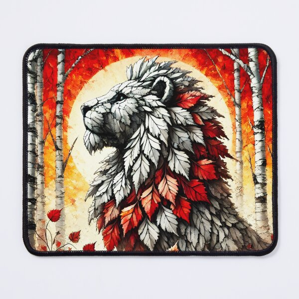 Item preview, Fall Lion, Ai Generated Art designed and sold by ACC .