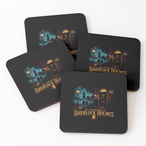 Item preview, Sherlock Holmes – Fogbound 221B London Night designed and sold by Fenay Designs.