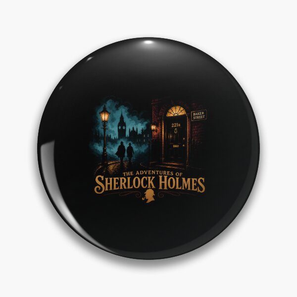 Item preview, Sherlock Holmes – Fogbound 221B London Night designed and sold by Fenay Designs.