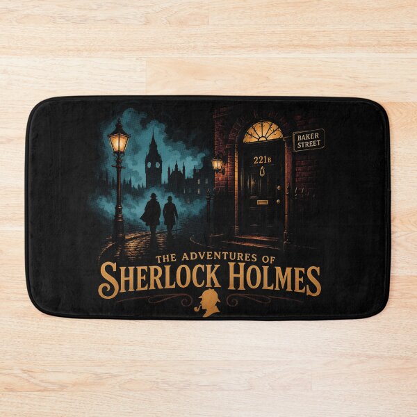 Item preview, Sherlock Holmes – Fogbound 221B London Night designed and sold by Fenay Designs.