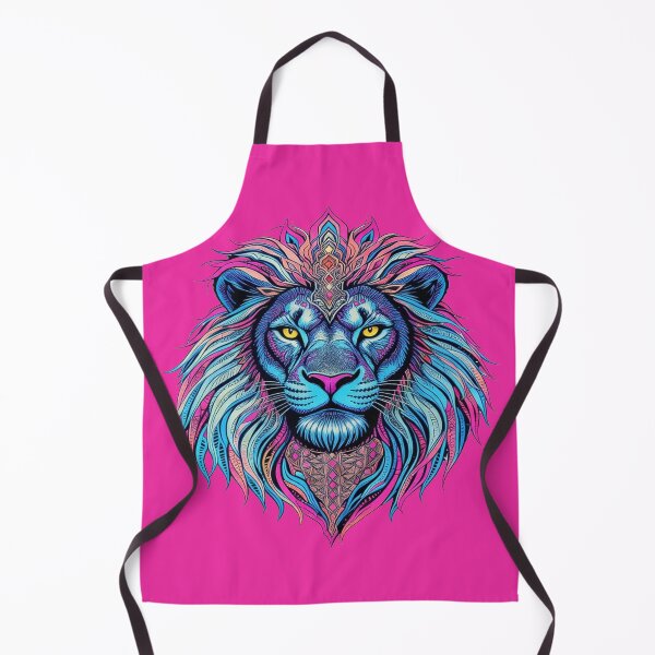 Item preview, Mystical And Majestic Sacred Neon Lion designed and sold by GaffaDesigns.