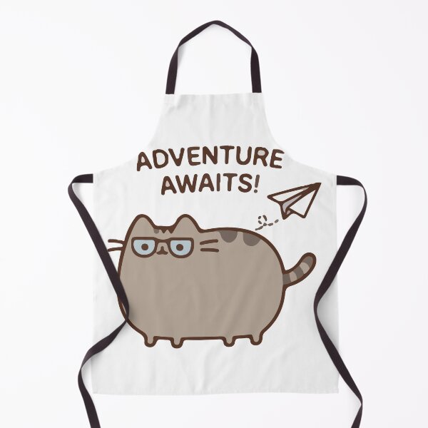 Item preview, Adventure Awaits Cute Cat with Glasses and Paper Airplane Sticker designed and sold by daenarys123.