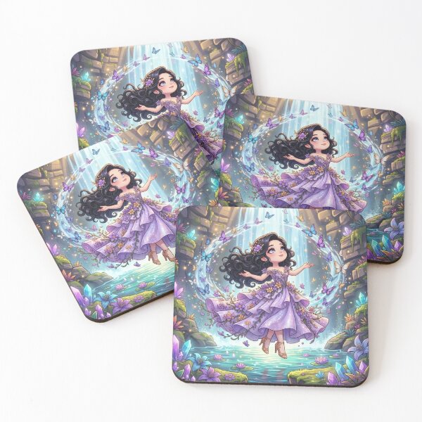 Item preview, Princess Dancing Near Waterfall designed and sold by Azurart2.