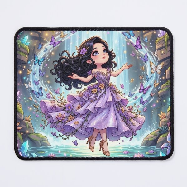 Item preview, Princess Dancing Near Waterfall designed and sold by Azurart2.
