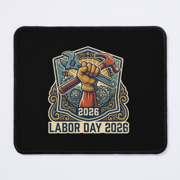 Item preview, Labor Day 2026 Retro Worker Fist designed and sold by SiarheiYur.