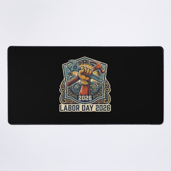 Item preview, Labor Day 2026 Retro Worker Fist designed and sold by SiarheiYur.
