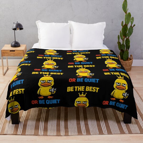 Item preview, Be the Best or Be Quiet Funny Sarcastic Duck Quote designed and sold by TeeTimeTreasure.