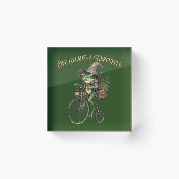 Item preview, Funny Frog Meme Off to Cause a Kerfuffle designed and sold by KristineLi.