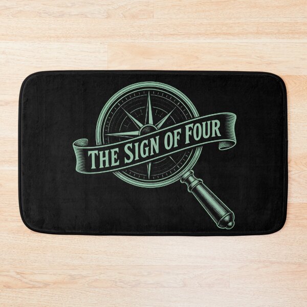 Item preview, The Sign of Four – Mint Compass Mystery Emblem designed and sold by Fenay Designs.