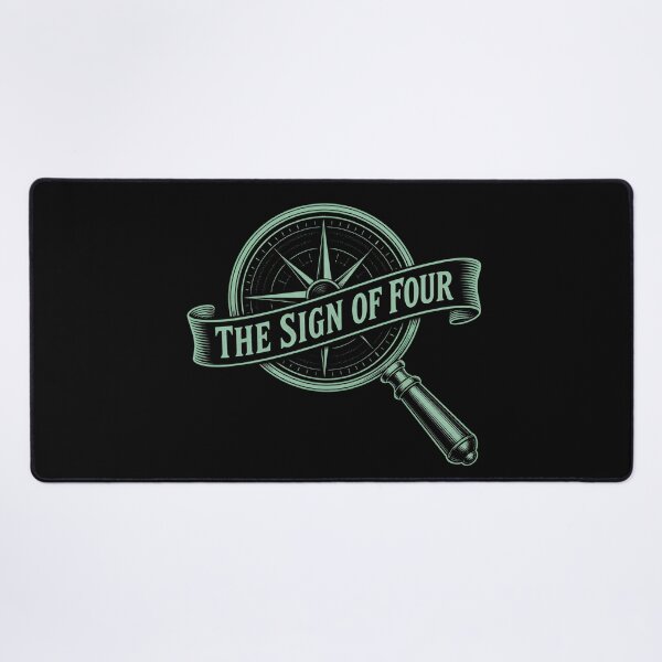 Item preview, The Sign of Four – Mint Compass Mystery Emblem designed and sold by Fenay Designs.