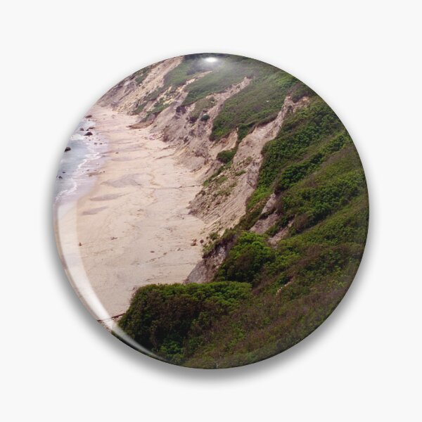 Item preview, Mohegan Bluffs, Block Island, Rhode Island coastal color photographic art print designed and sold by Jéanpaul  Ferro.