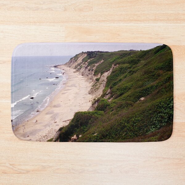 Item preview, Mohegan Bluffs, Block Island, Rhode Island coastal color photographic art print designed and sold by Jéanpaul  Ferro.