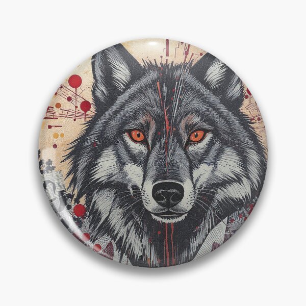 Item preview, Mystical And Majestic Sacred Wolf designed and sold by GaffaDesigns.
