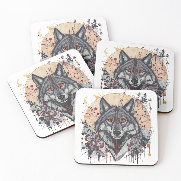 Item preview, Mystical And Majestic Sacred Wolf designed and sold by GaffaDesigns.