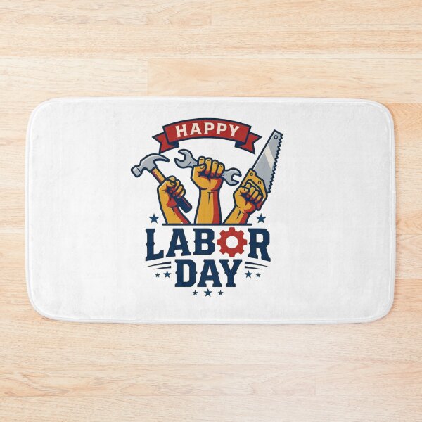 Item preview, Happy Labor Day Workers Fist Tools Retro designed and sold by SiarheiYur.