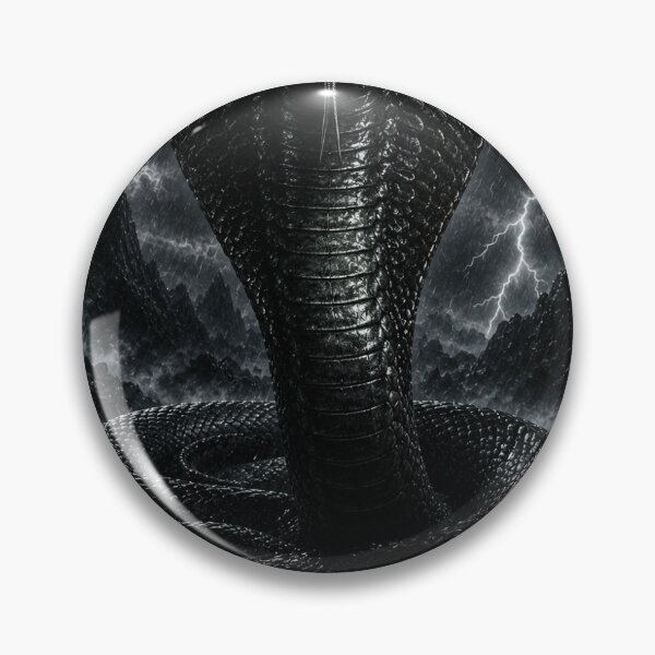 Item preview, Strike Once – Dark Cobra Motivational Poster designed and sold by Bathu Designs.
