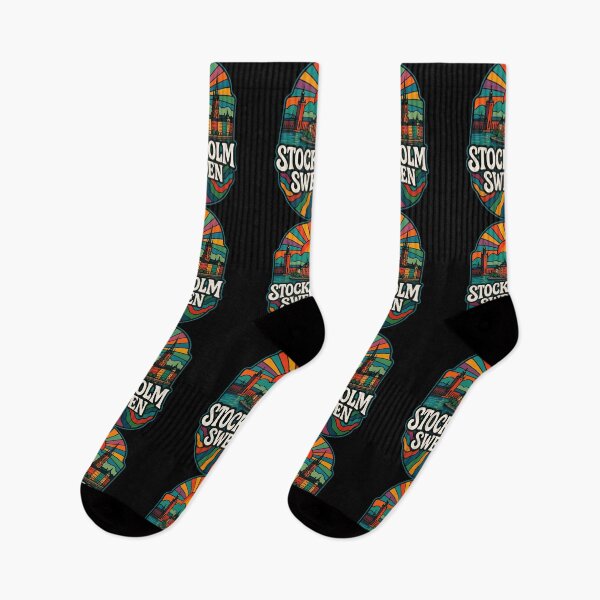 Item preview, Stockholm Sweden Trippy Art Travel designed and sold by TomFrontierArt.