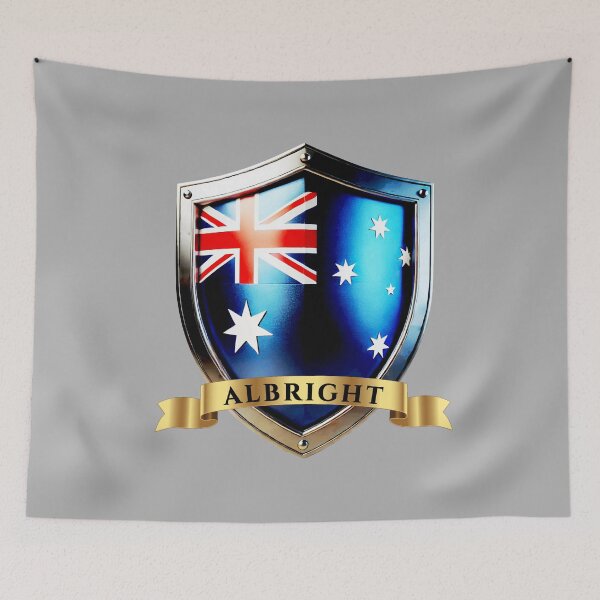 Item preview, Albright Australian Heritage Crest Shield designed and sold by Highlandkings.