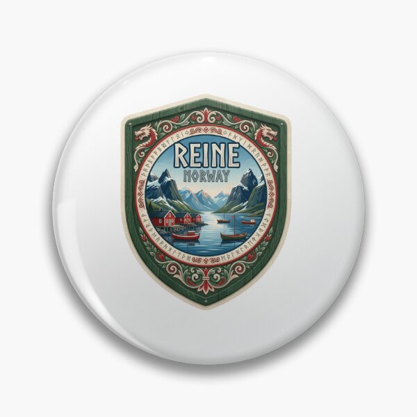 Item preview, Reine Norway Fjord Travel Sticker designed and sold by Imaginarium of Chaos falcon88 .
