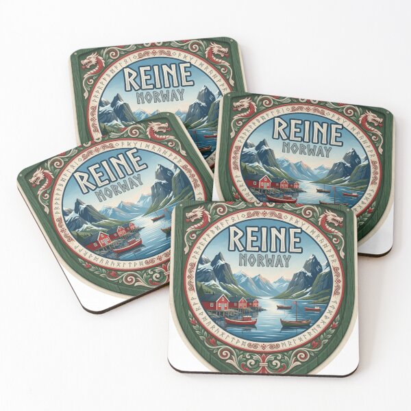 Item preview, Reine Norway Fjord Travel Sticker Souvenir Summer Edition designed and sold by Imaginarium of Chaos falcon88 .