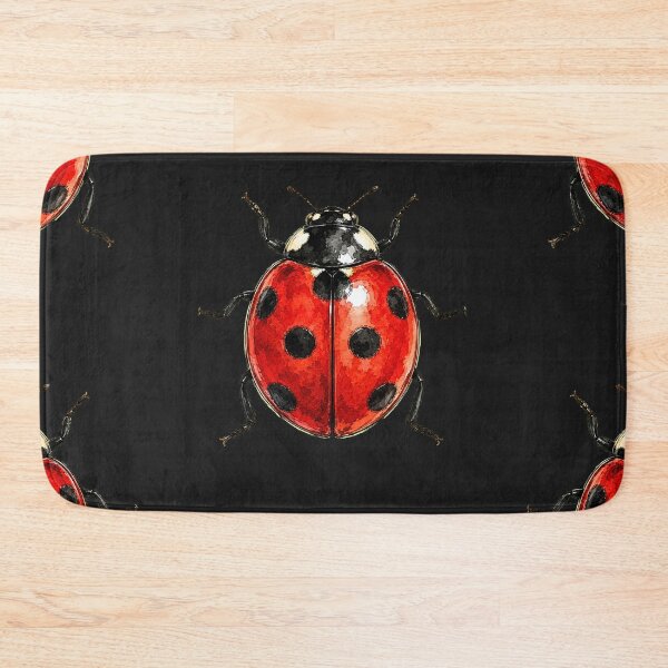 Item preview, Minimal Ladybug Watercolor | Hand Drawn Nature Illustration designed and sold by ColorSplash123.