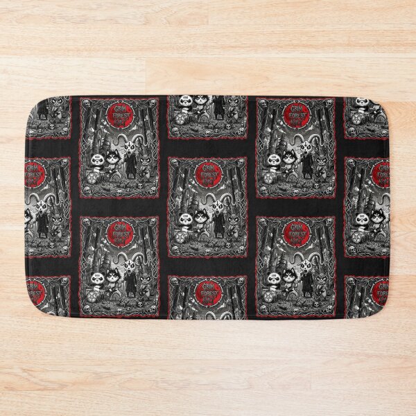 Item preview, Grim Forest Kvlt - Cute Black Metal Band in the Woods designed and sold by MetalSatyrShop.