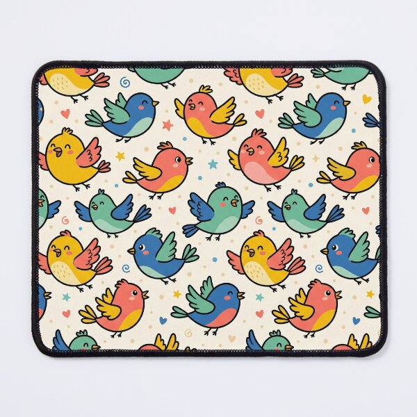Item preview, Colorful Sky Bird - Minimalist Cartoonish Pattern designed and sold by krazzyremo.