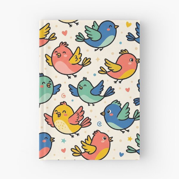 Item preview, Colorful Sky Bird - Minimalist Cartoonish Pattern designed and sold by krazzyremo.