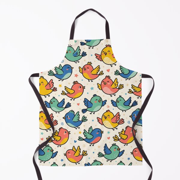 Item preview, Colorful Sky Bird - Minimalist Cartoonish Pattern designed and sold by krazzyremo.
