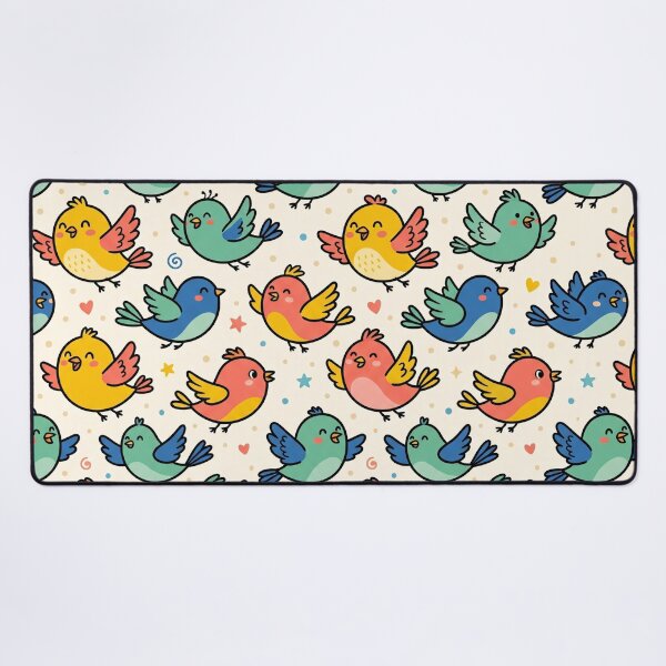 Item preview, Colorful Sky Bird - Minimalist Cartoonish Pattern designed and sold by krazzyremo.