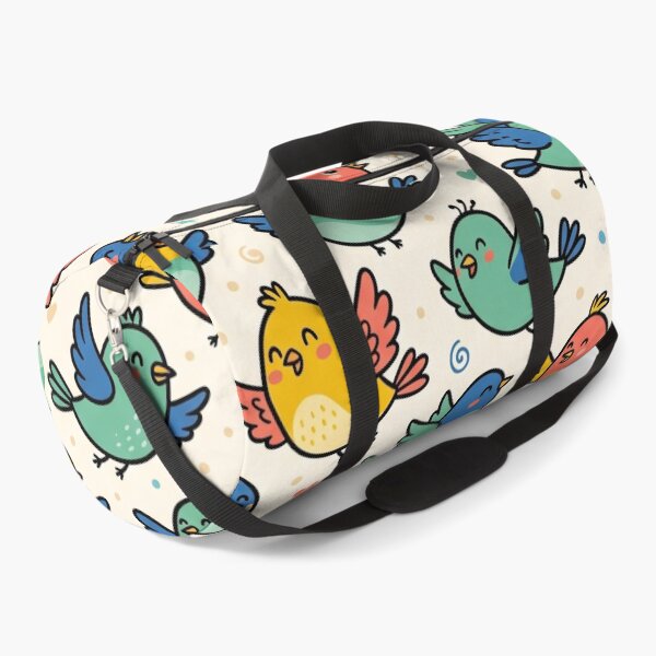 Item preview, Colorful Sky Bird - Minimalist Cartoonish Pattern designed and sold by krazzyremo.