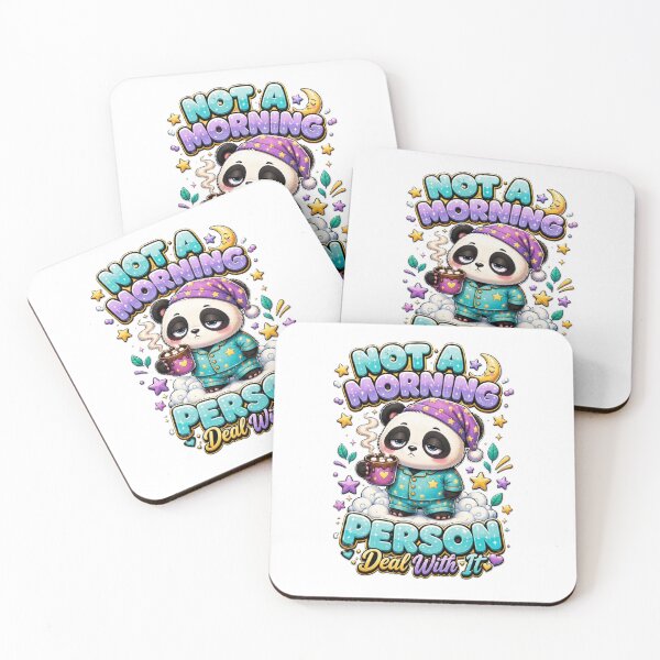 Item preview, Cute Morning Grumpy Panda designed and sold by M.Store.