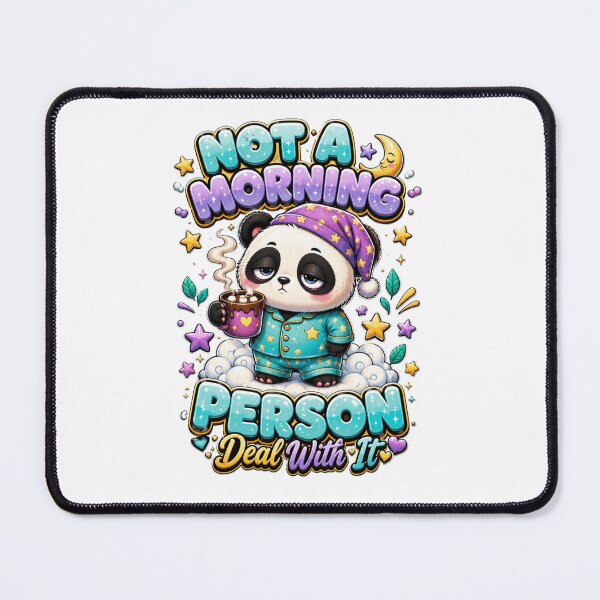 Item preview, Cute Morning Grumpy Panda designed and sold by M.Store.