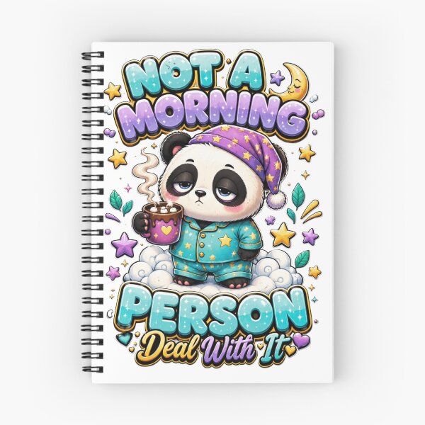 Item preview, Cute Morning Grumpy Panda designed and sold by M.Store.