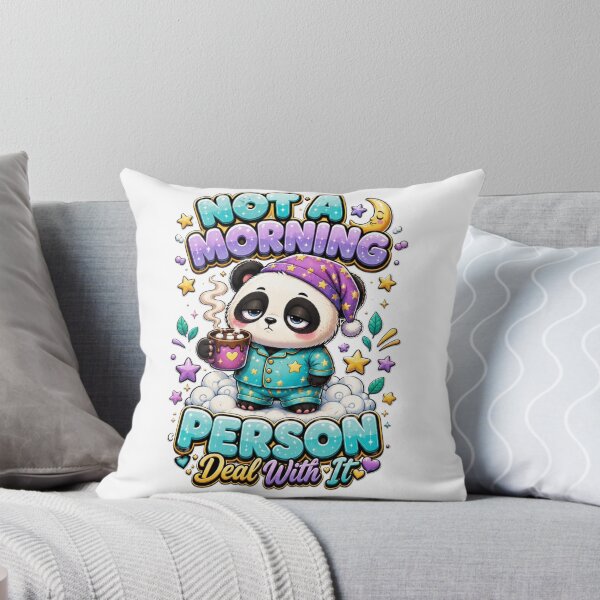 Item preview, Cute Morning Grumpy Panda designed and sold by M.Store.