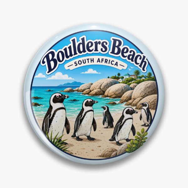 Item preview, Boulders Beach, South Africa - Penguins designed and sold by Myra365Art.