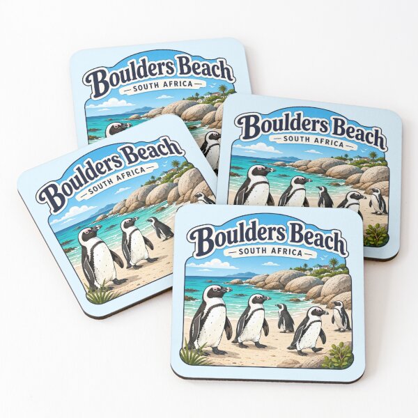 Item preview, Boulders Beach, South Africa - Penguins designed and sold by Myra365Art.