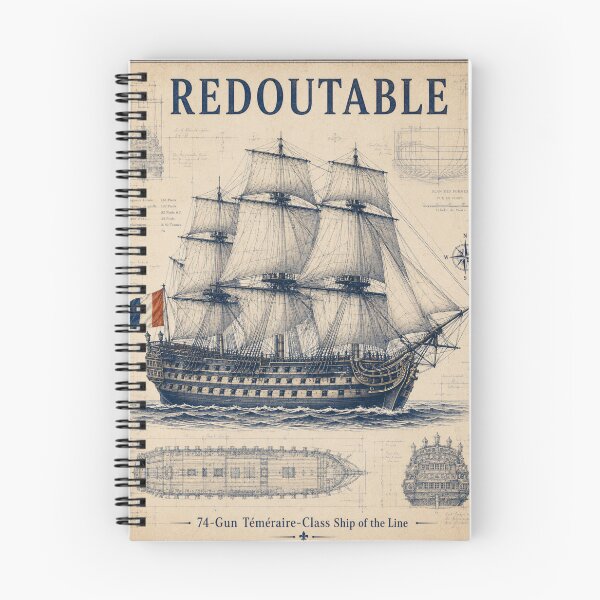 Item preview, Redoutable 74-Gun Téméraire Class Ship Blueprint designed and sold by Historim.