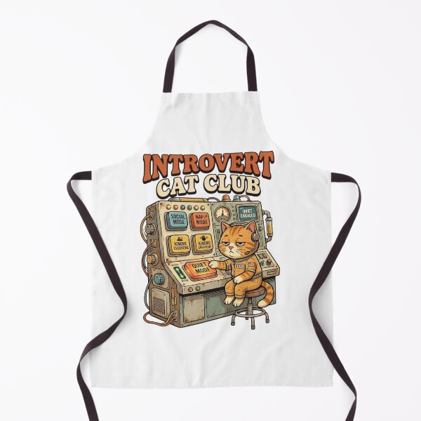 Item preview, Introvert Cat Club Quiet Mode Activated designed and sold by urbinet.