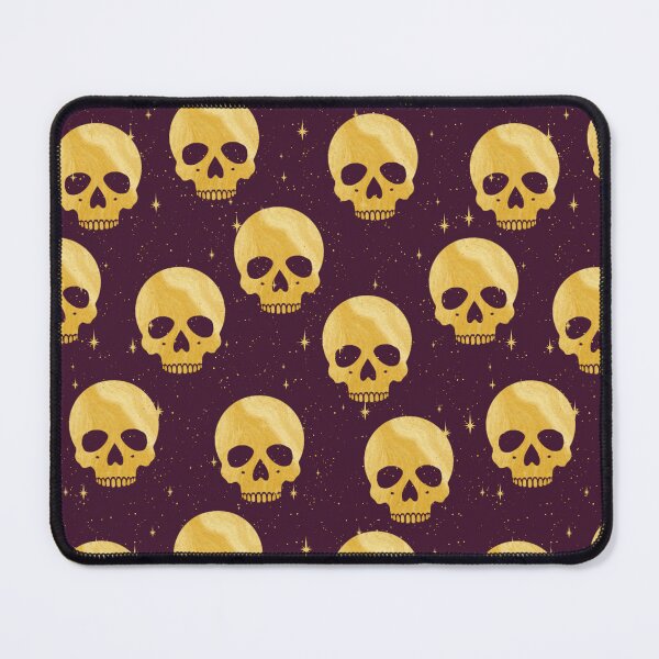 Item preview, Whimsigoth Golden Skull Star Pattern designed and sold by Little Wimbly.