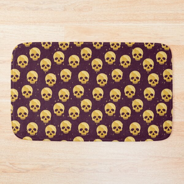 Item preview, Whimsigoth Golden Skull Star Pattern designed and sold by Little Wimbly.